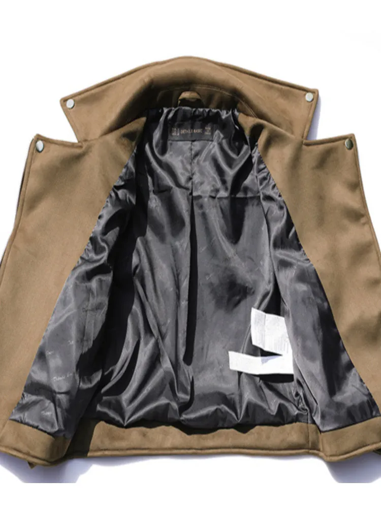2023 Women Autumn Winter Thick Fake Suede Faux Leather Jackets