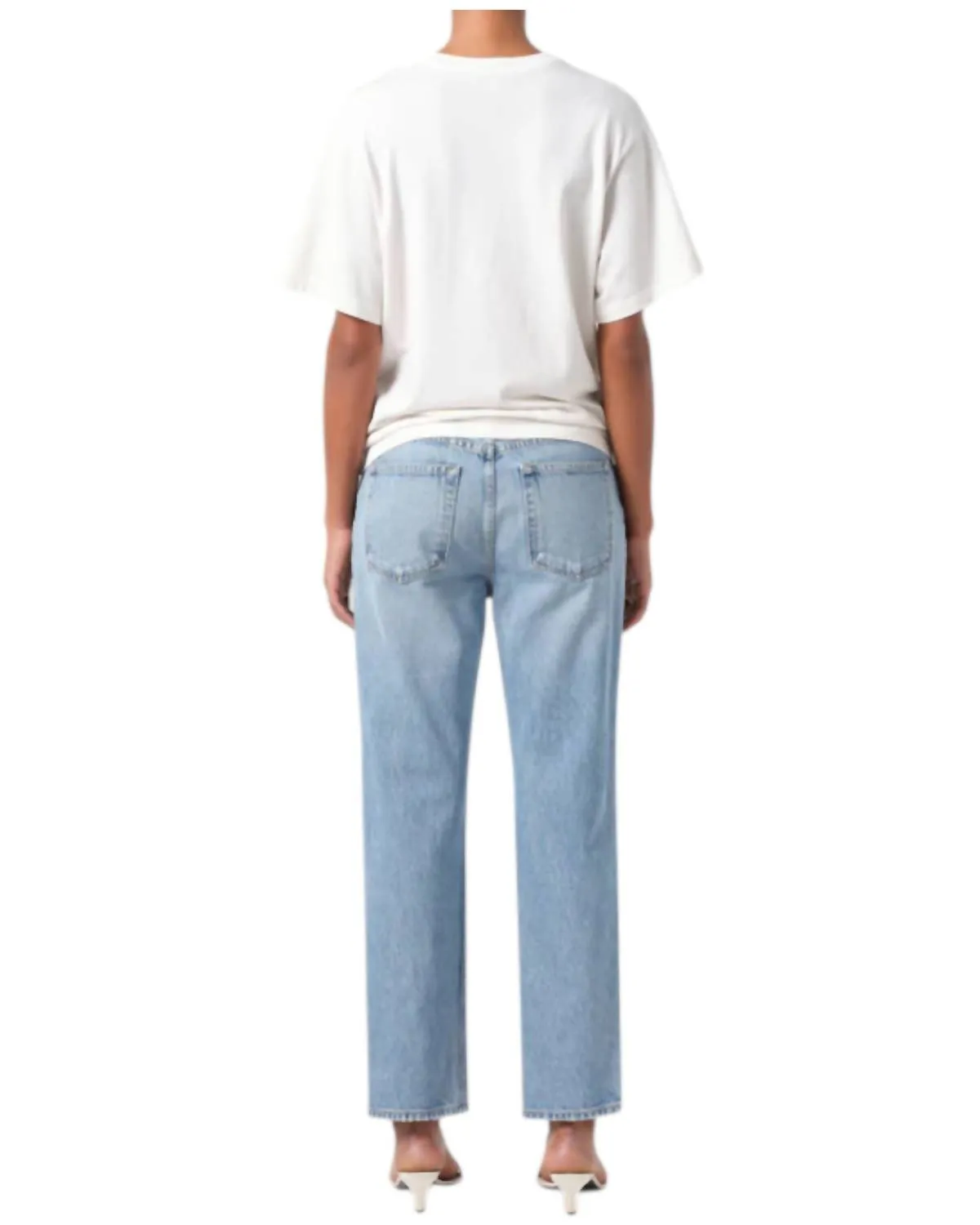 Agolde - Valen Mid Rise Ankle Straight Jeans