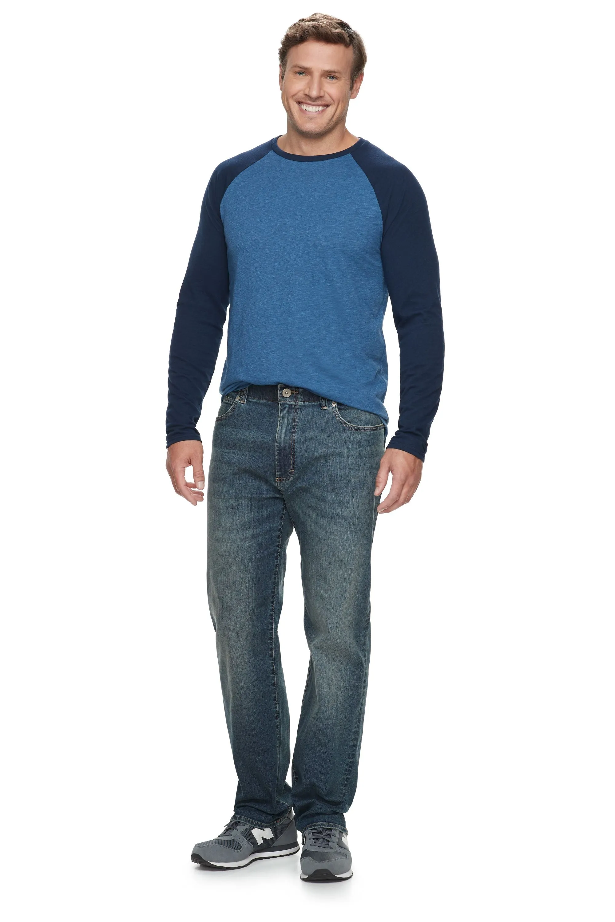 Big & Tall Extreme Motion Lee Loose Straight Jeans