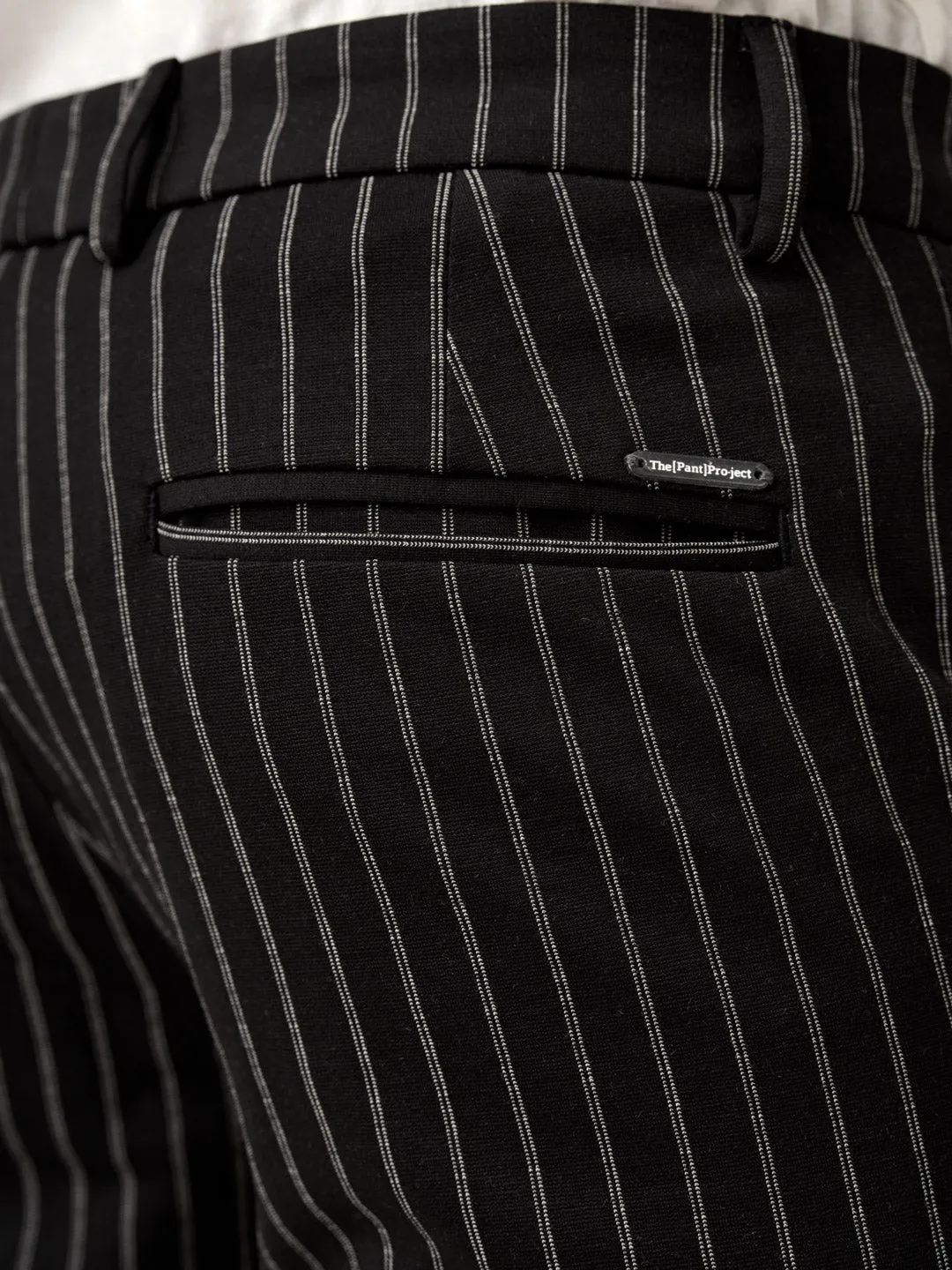 Black Stripe Power-Stretch Pants