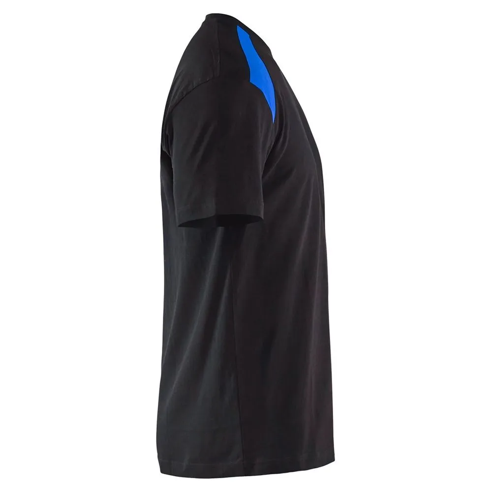 Bl&#xE5;kl&#xE4;der&#x20;3379-1042&#x20;T-Shirt&#x20;Bi-Colour&#x20;-&#x20;Black&#x2F;Cornflower&#x20;Blue