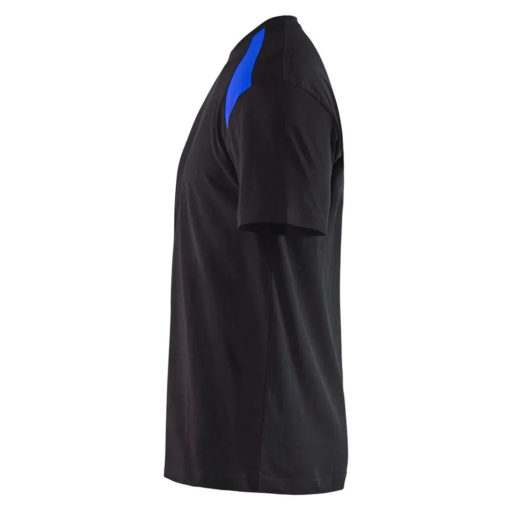 Bl&#xE5;kl&#xE4;der&#x20;3379-1042&#x20;T-Shirt&#x20;Bi-Colour&#x20;-&#x20;Black&#x2F;Cornflower&#x20;Blue