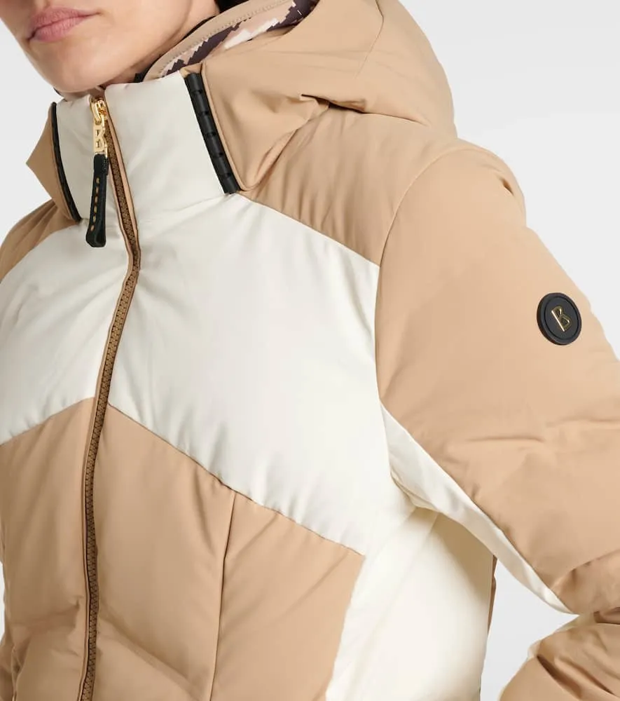 Bogner Delina colorblocked ski jacket