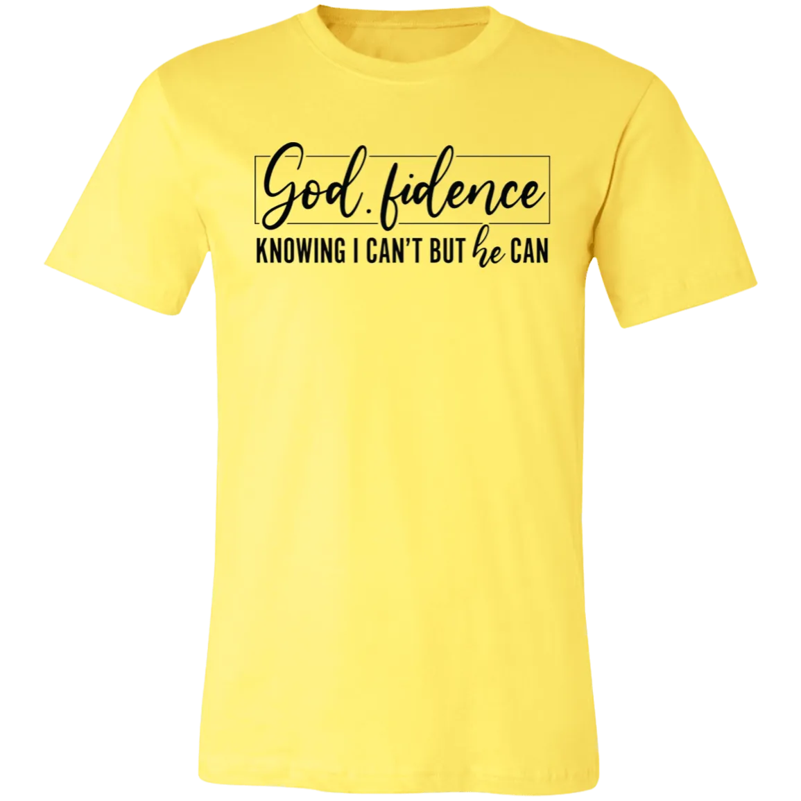 God fidence Unisex Jersey Short-Sleeve T-Shirt