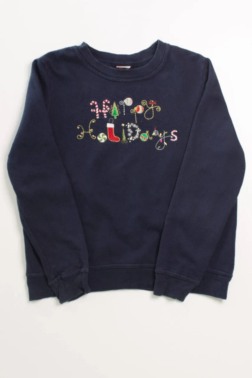 'Happy Holidays' Ugly Christmas Sweatshirt 55614
