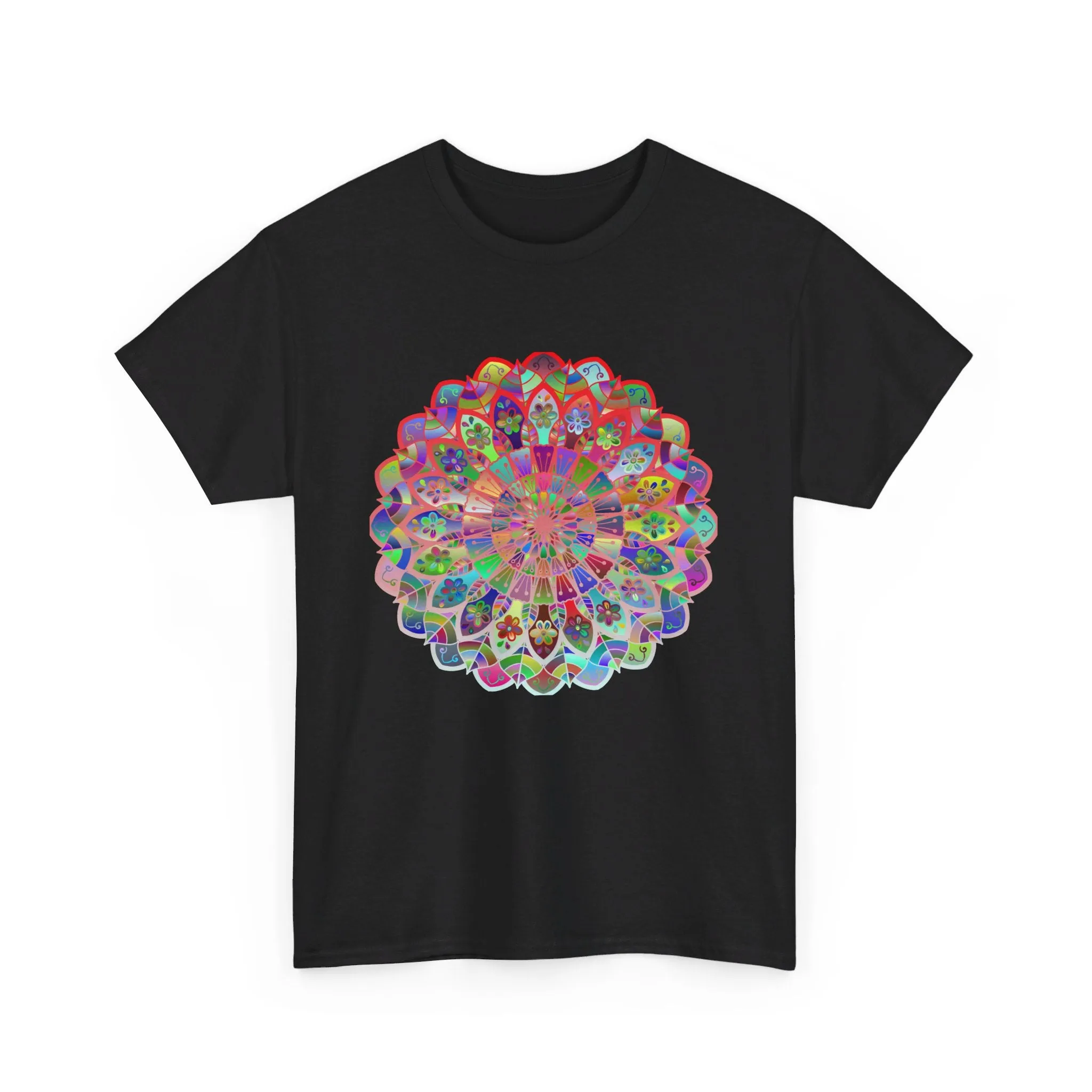 Mandala Art Yoga Mindfulness Tee - Unisex Cotton