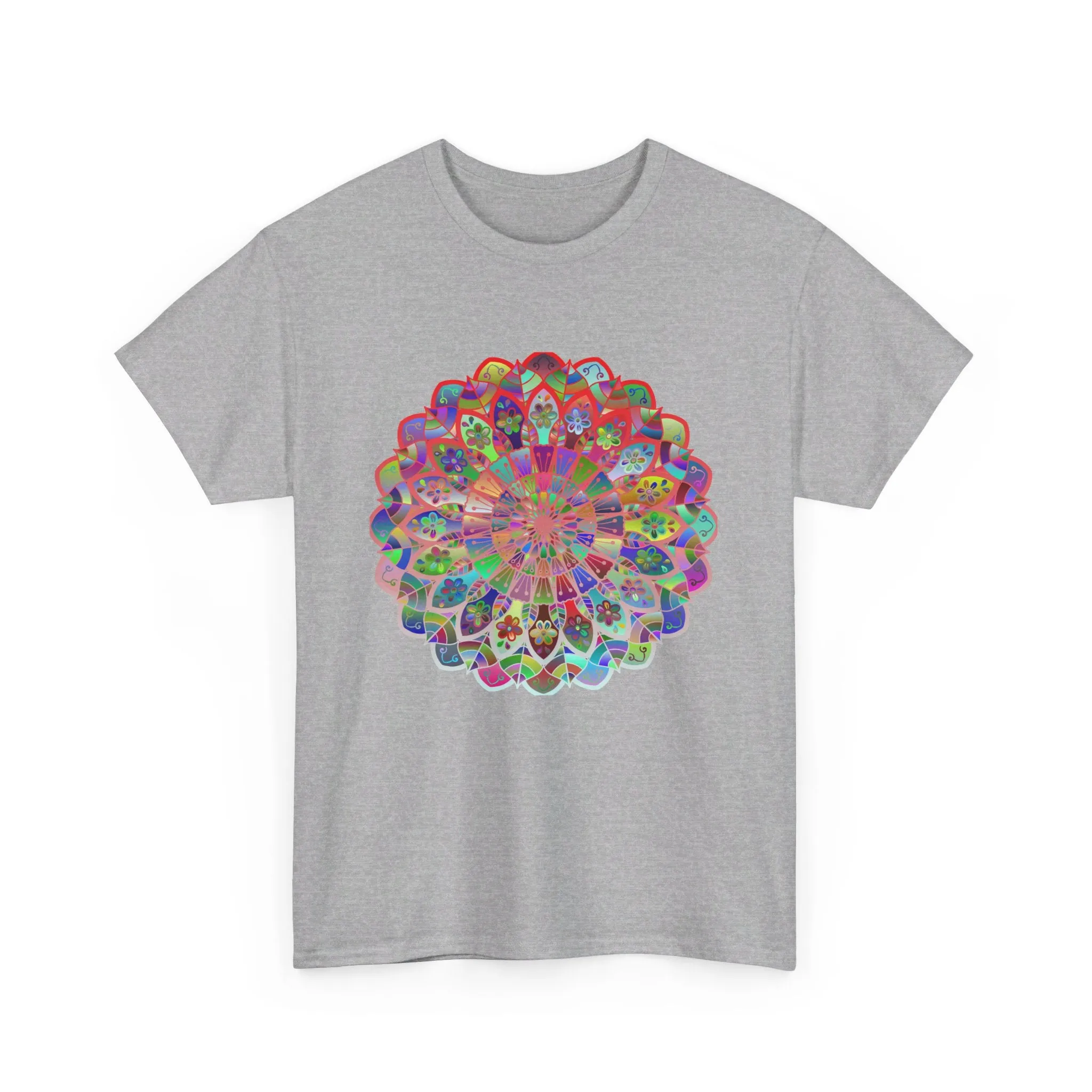 Mandala Art Yoga Mindfulness Tee - Unisex Cotton