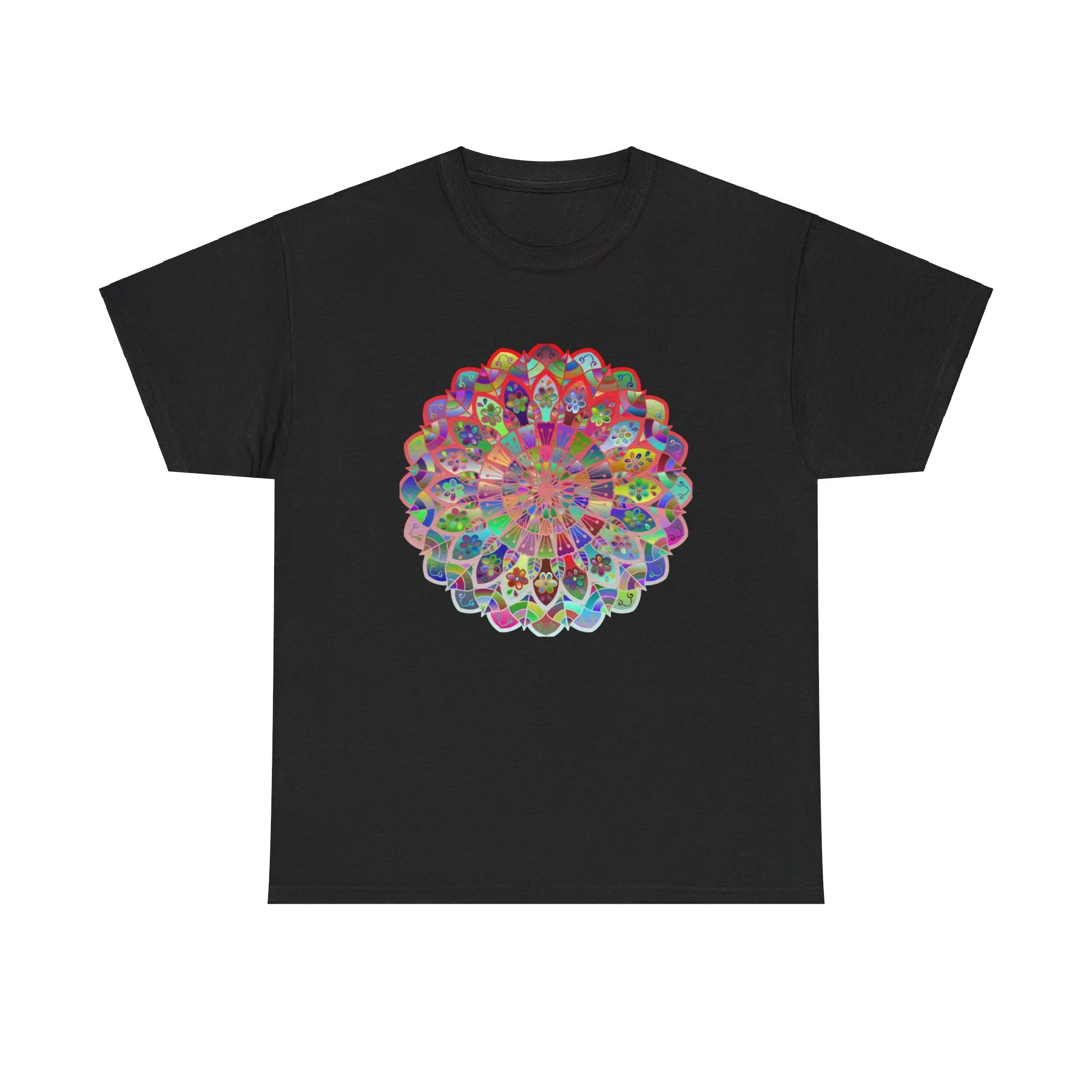 Mandala Art Yoga Mindfulness Tee - Unisex Cotton