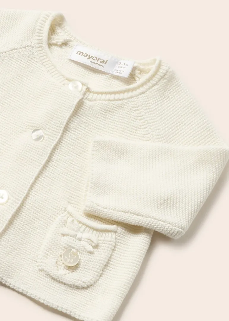 Mayoral Baby Girl Sweater and Sock Set  1359-47  Crudo *