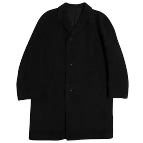 Melton Wool Raglan Balmacaan Coat