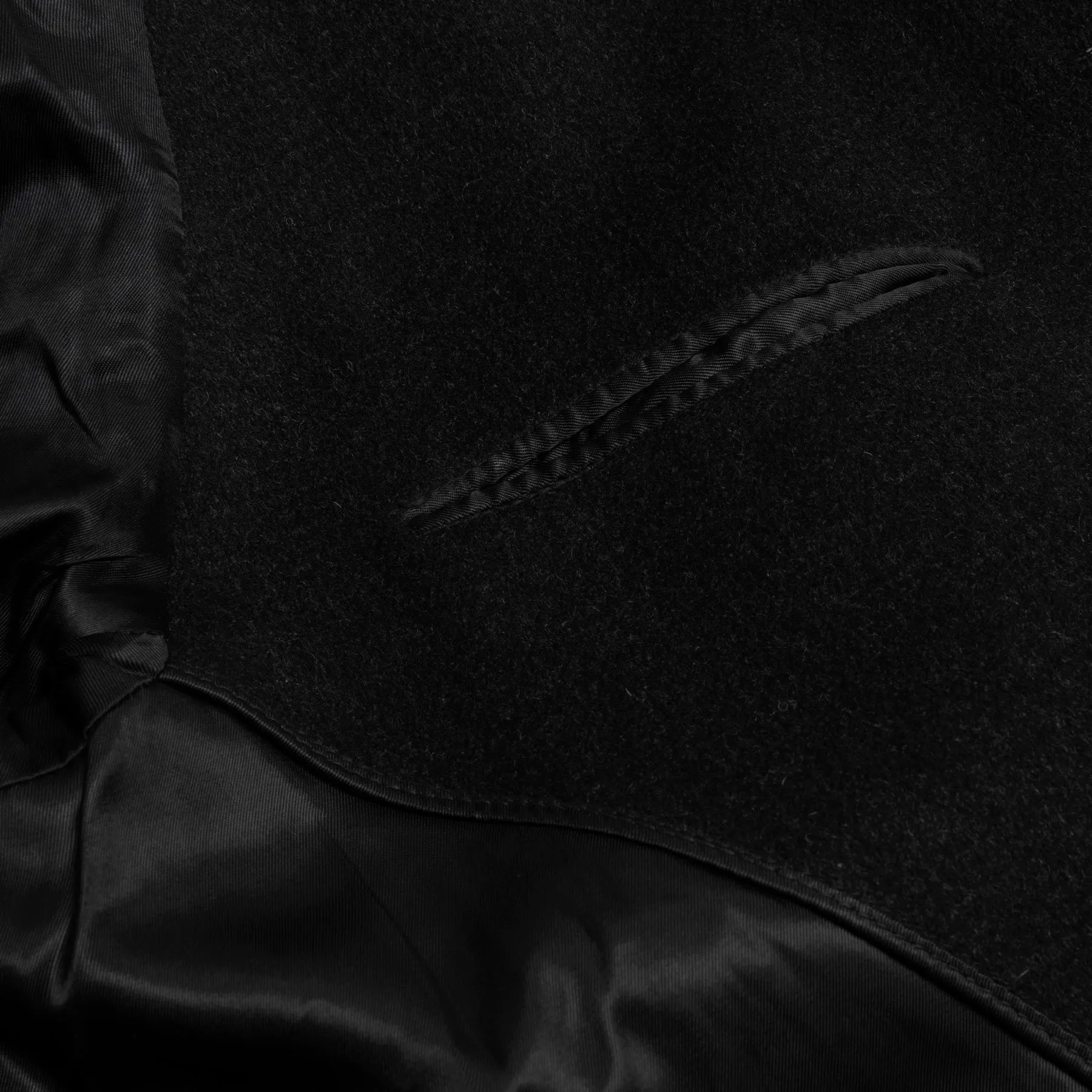 Melton Wool Raglan Balmacaan Coat