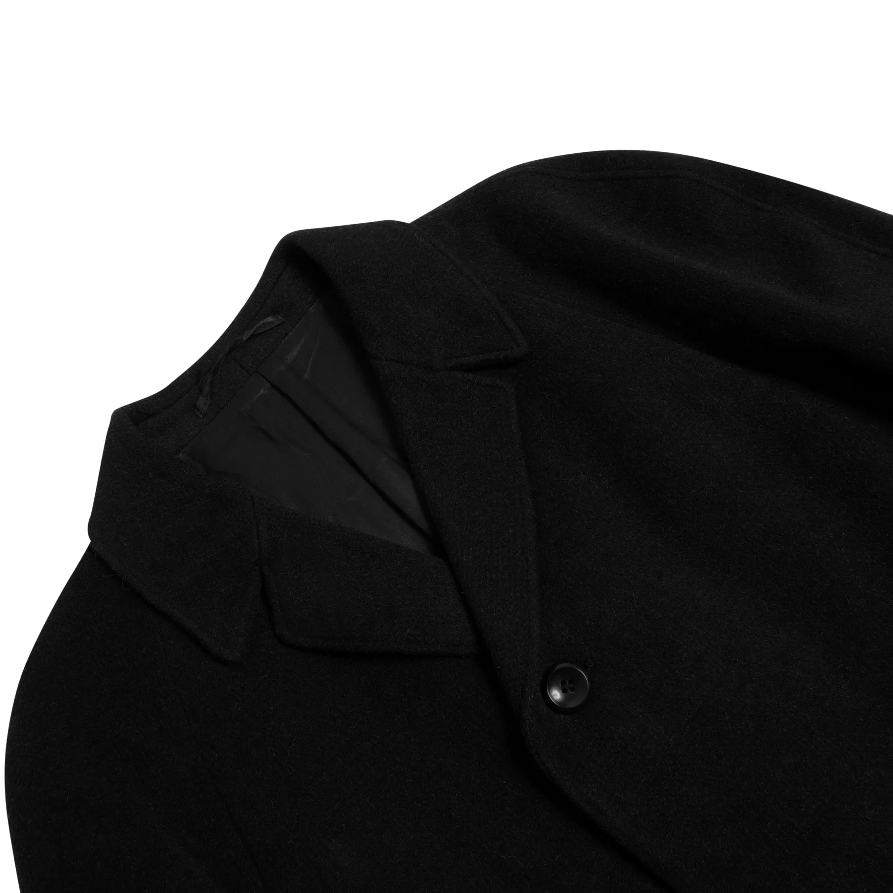 Melton Wool Raglan Balmacaan Coat