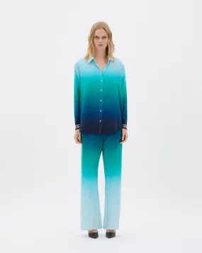 Muma World Seabed Gradient Long Sleeve Shirt in Mist
