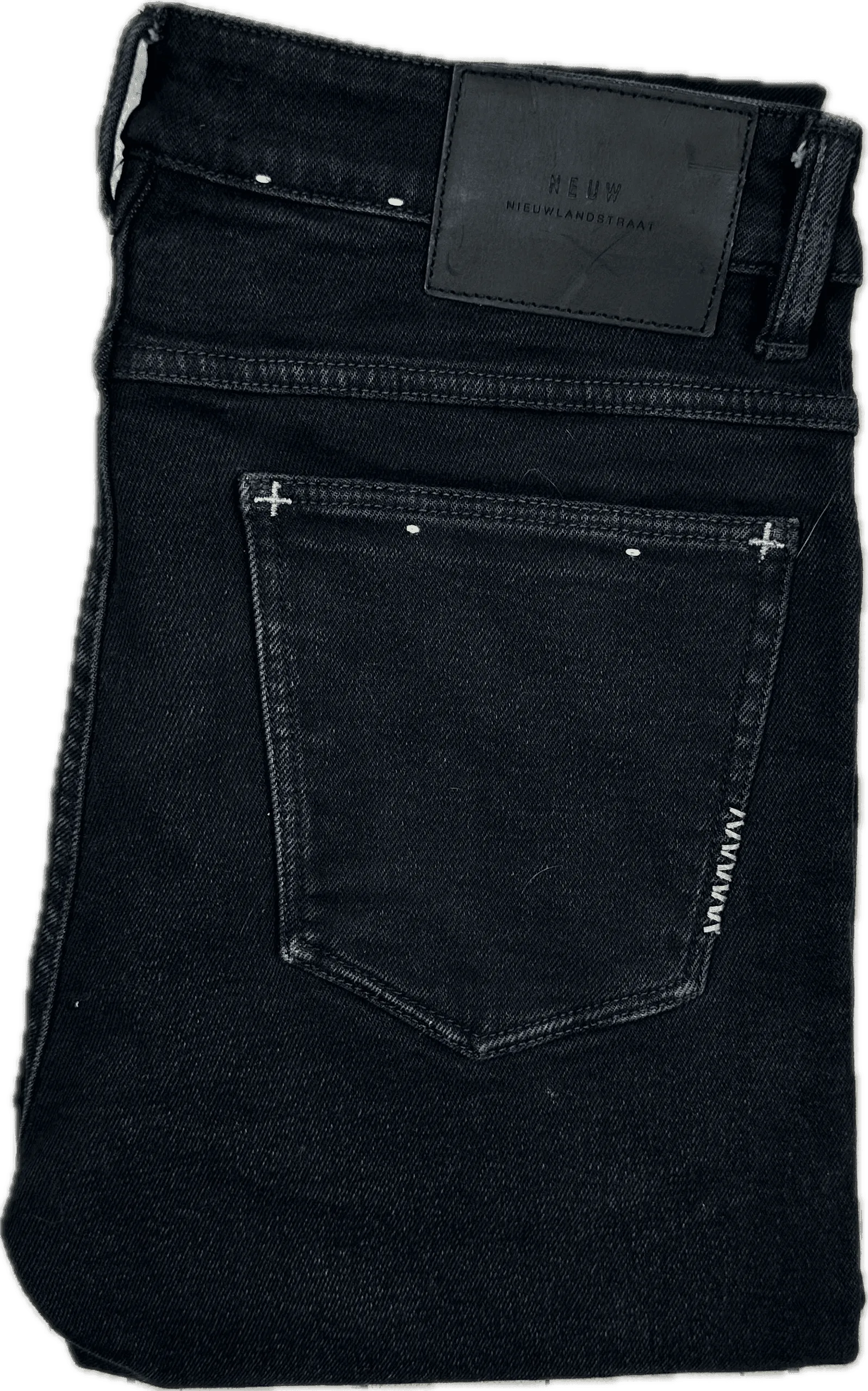 NEUW Mens 'IGGY Skinny' Black Wash Jeans - Size 32/32
