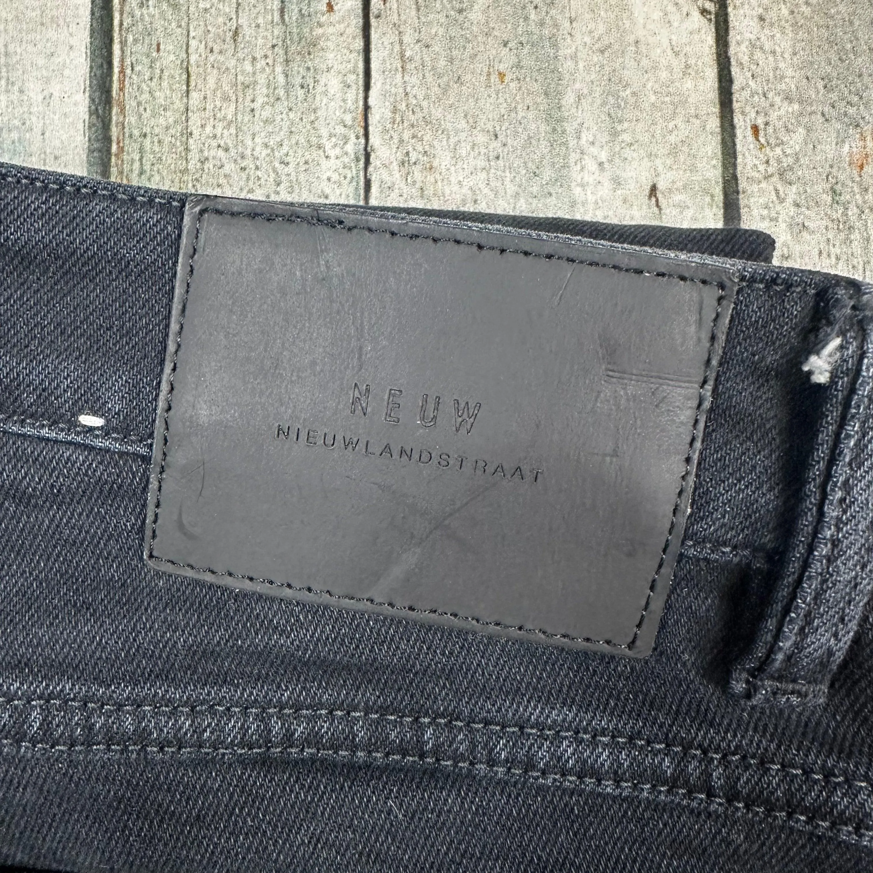 NEUW Mens 'IGGY Skinny' Black Wash Jeans - Size 32/32