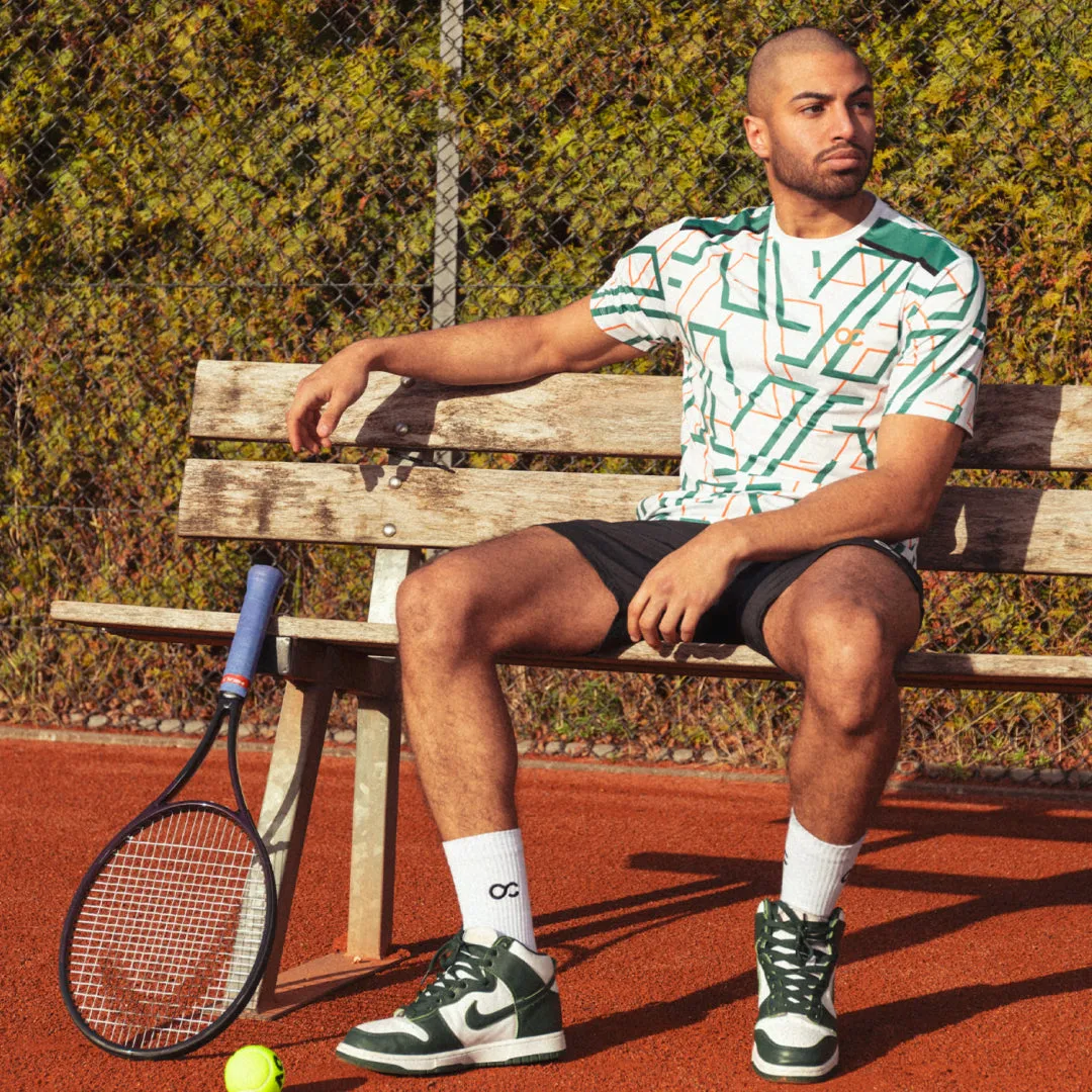 OC Performance Tee Gravel 2 | White