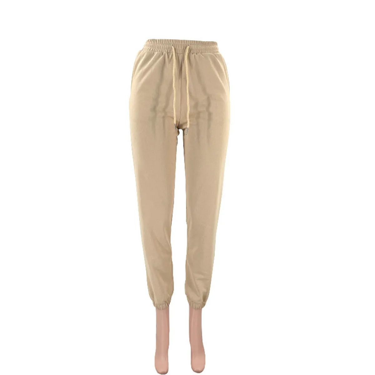 Pullover Long-Sleeved Hoodie & Tie Pocket Pants Sets