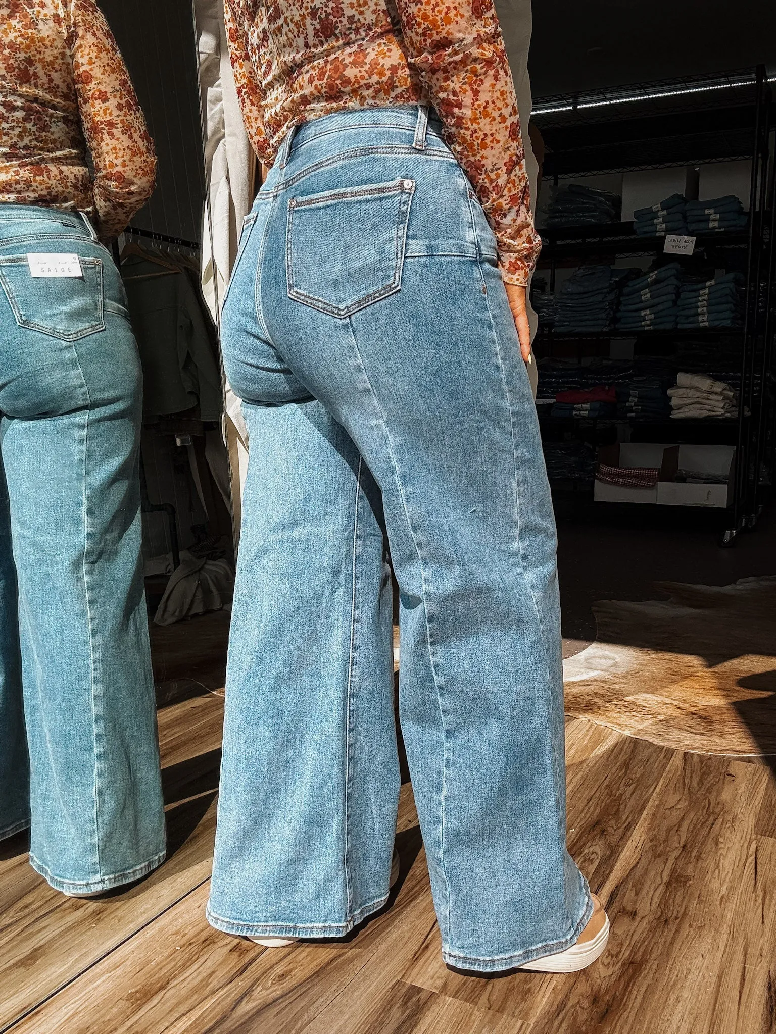 Southern Blend Wide Leg Jeans