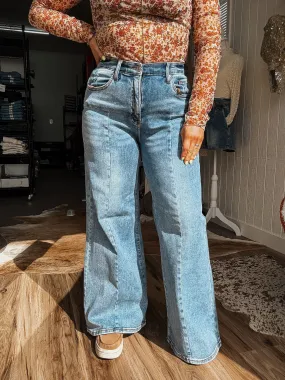 Southern Blend Wide Leg Jeans