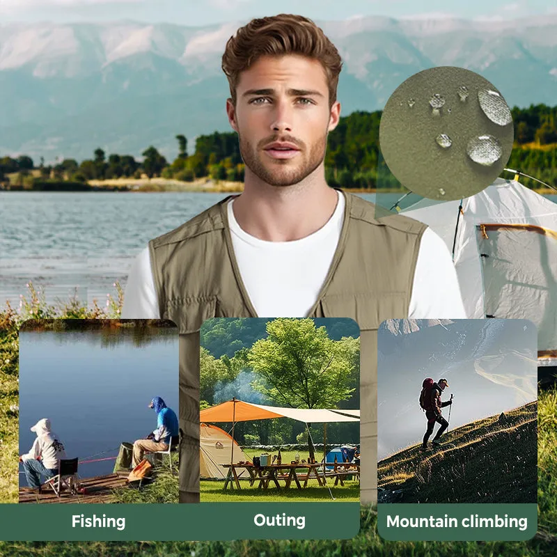 Spring SaleMen's Outdoor Breathable Multi-Pocket Vest