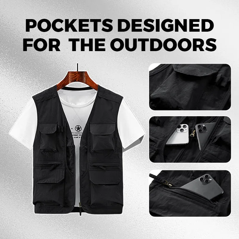 Spring SaleMen's Outdoor Breathable Multi-Pocket Vest