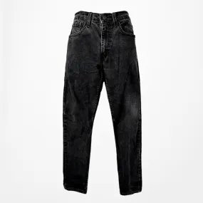 Vintage Levi's Black Gray Skinny Slim Cut Denim Jeans Size W32 L30