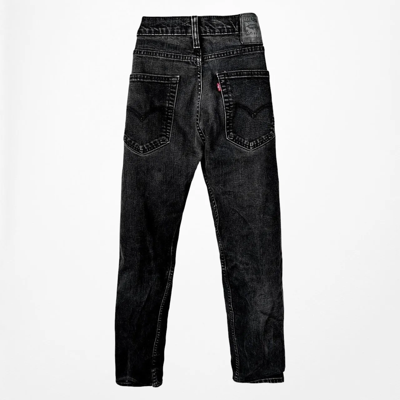 Vintage Levi's Black Gray Skinny Slim Cut Denim Jeans Size W32 L30