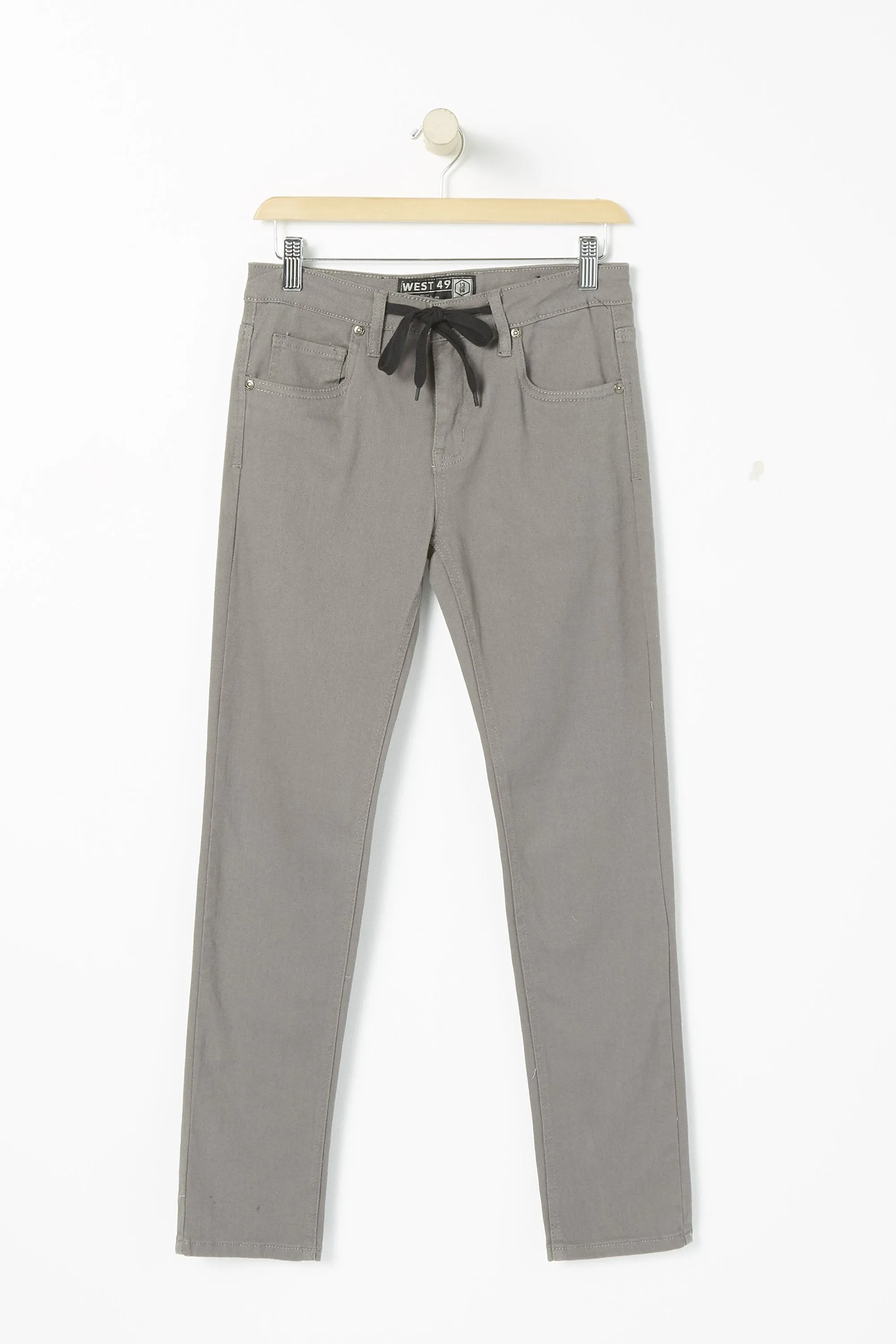 West 49 Youth Bull Denim Skinny Grey Jeans