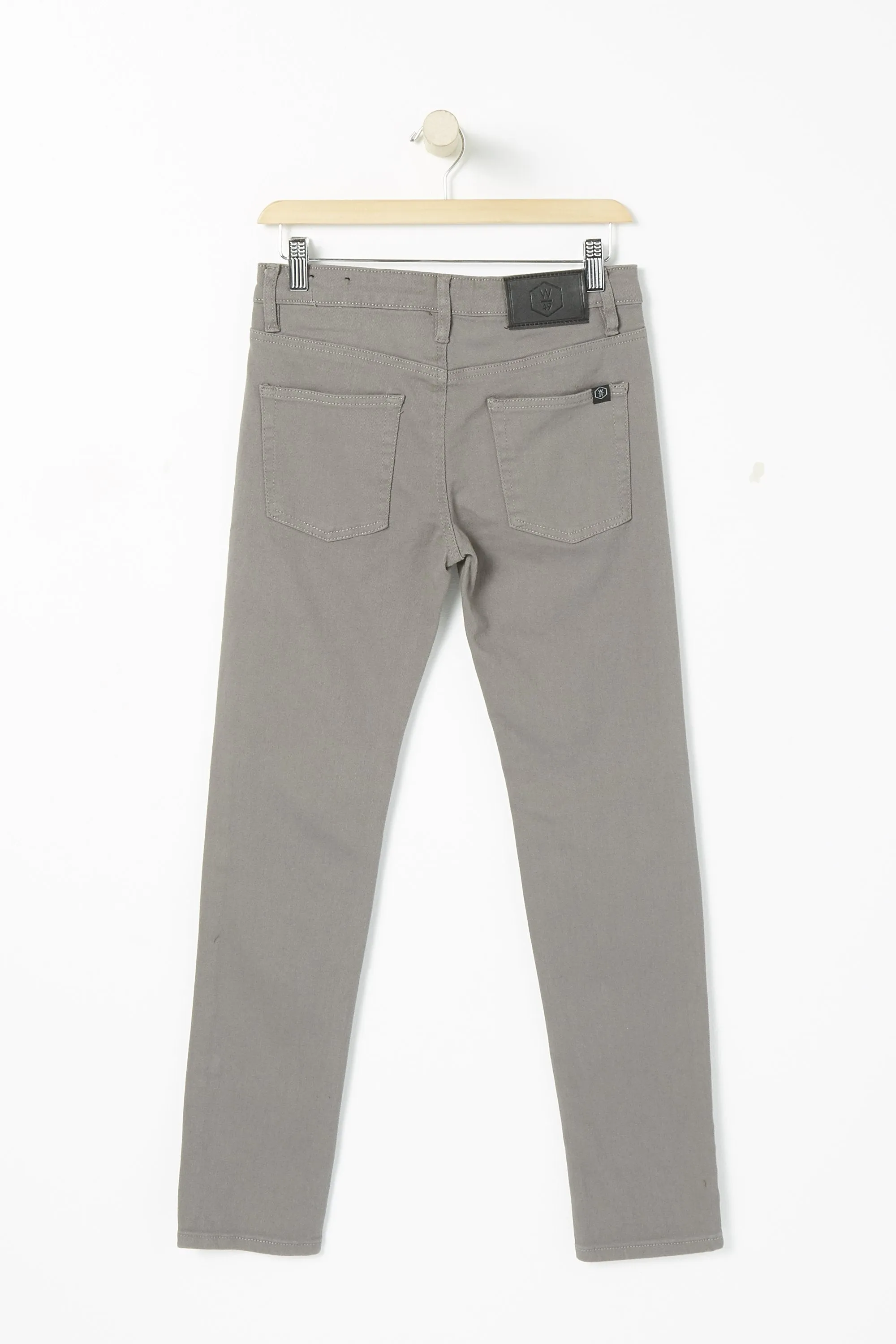 West 49 Youth Bull Denim Skinny Grey Jeans