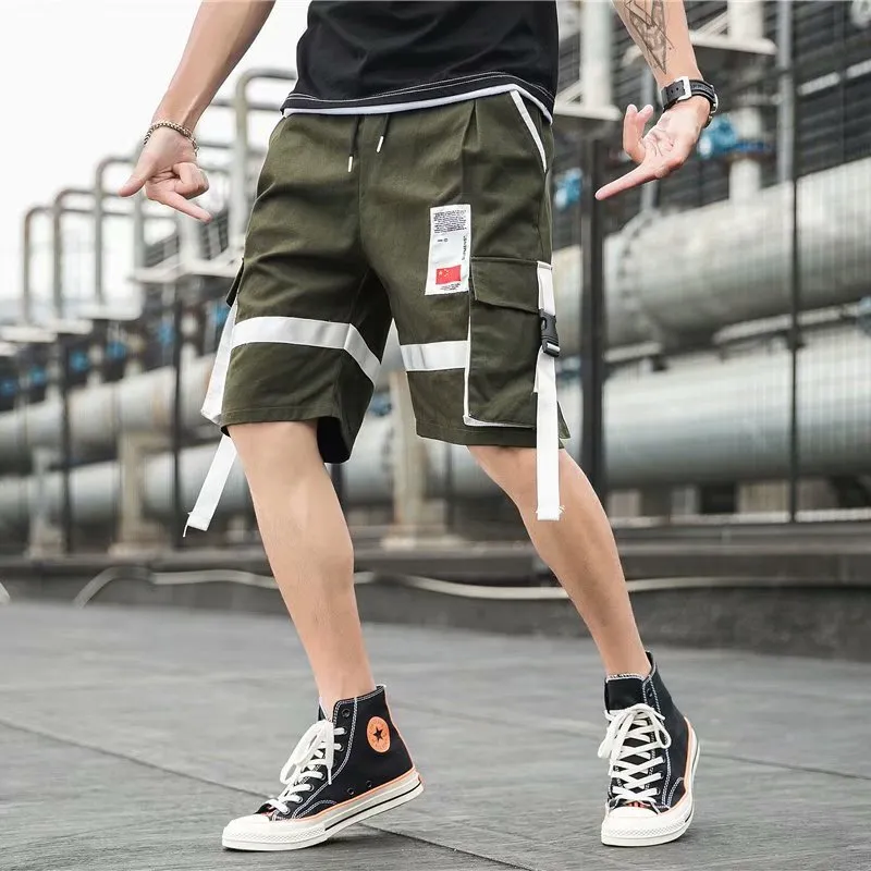 WLS Branded Stitching Classic Casual Shorts
