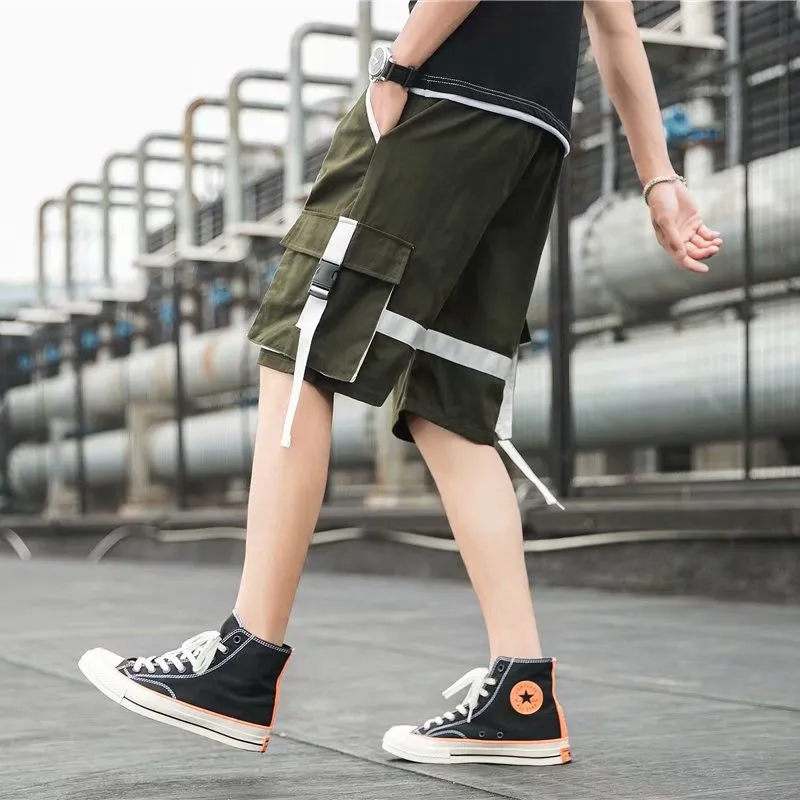 WLS Branded Stitching Classic Casual Shorts