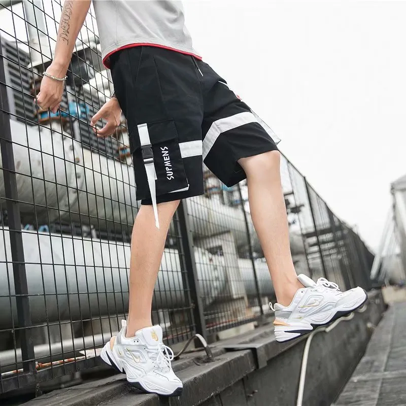 WLS Branded Stitching Classic Casual Shorts