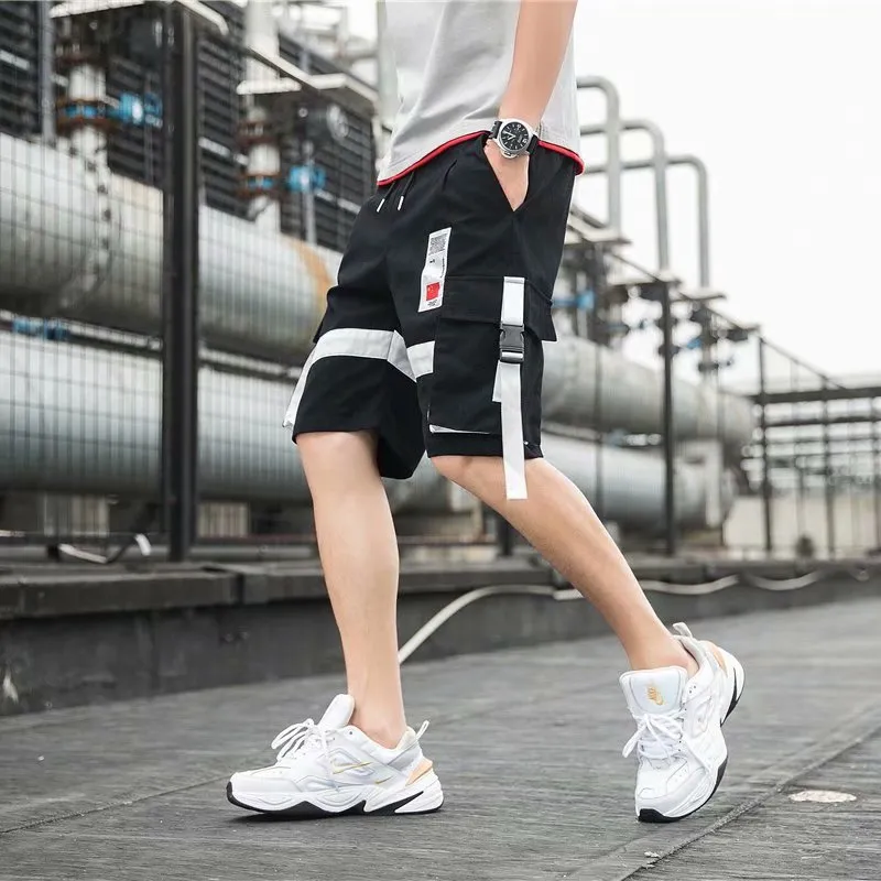 WLS Branded Stitching Classic Casual Shorts