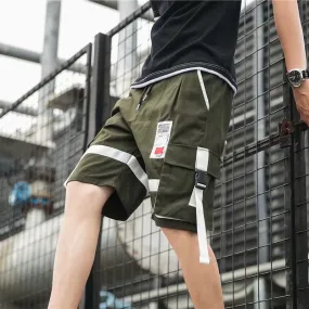 WLS Branded Stitching Classic Casual Shorts