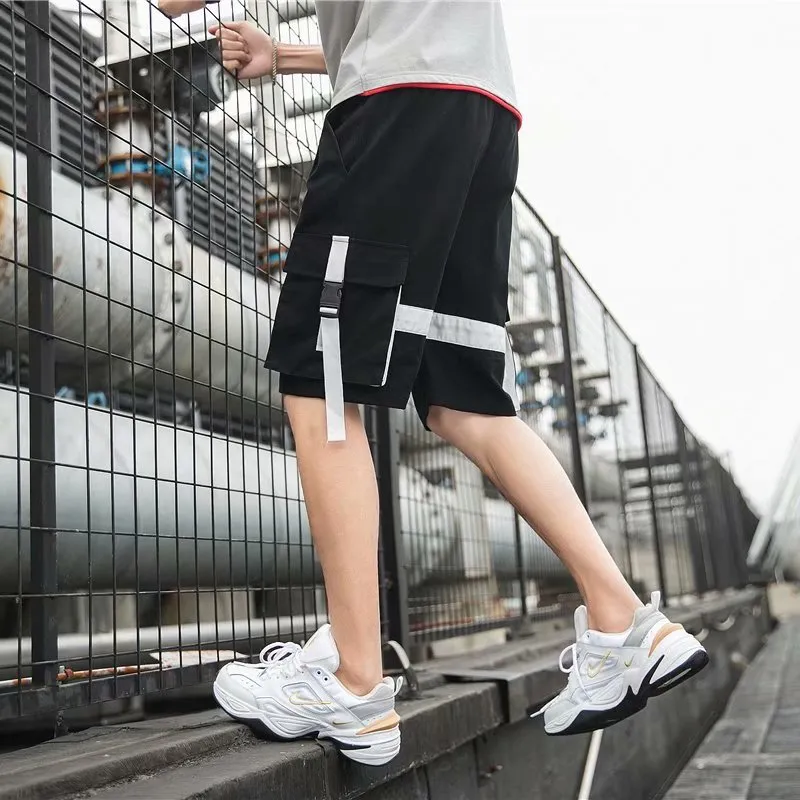WLS Branded Stitching Classic Casual Shorts