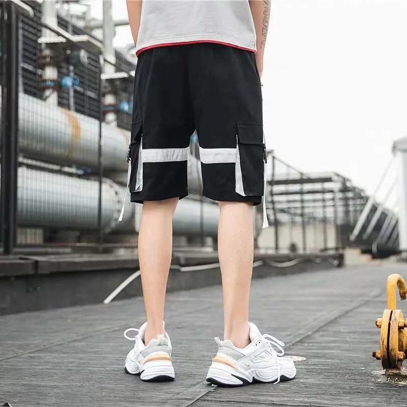 WLS Branded Stitching Classic Casual Shorts