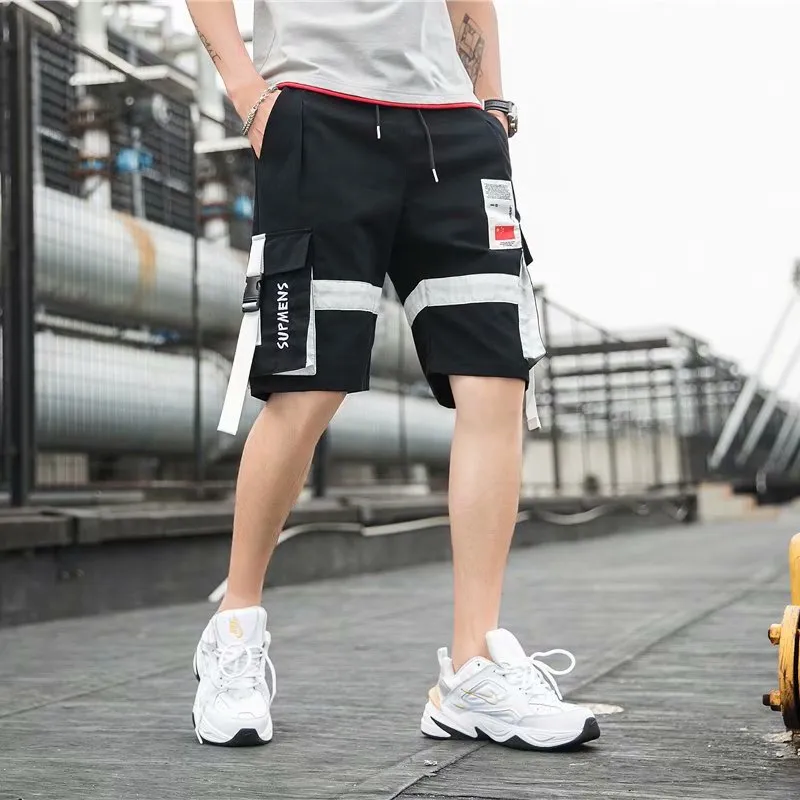 WLS Branded Stitching Classic Casual Shorts