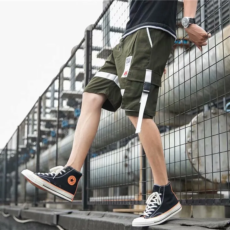 WLS Branded Stitching Classic Casual Shorts