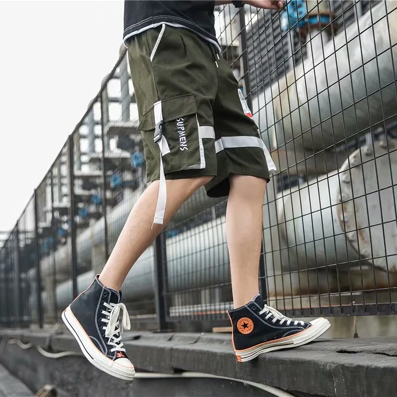 WLS Branded Stitching Classic Casual Shorts