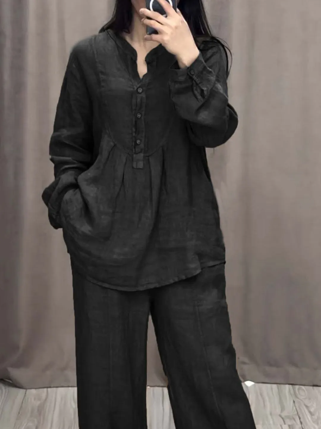 Women 2 Piece Fashion Long Sleeve Casual Sets     592554