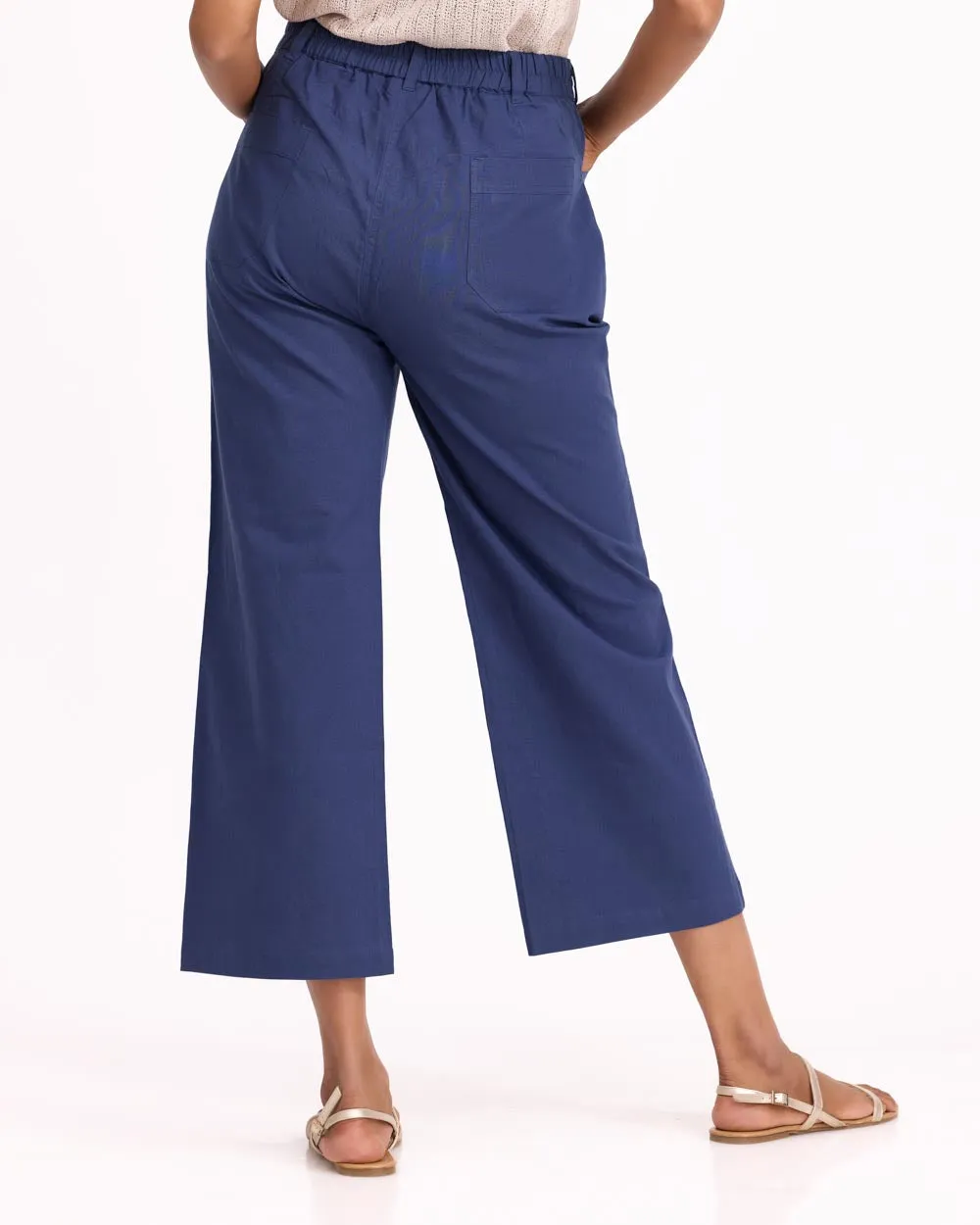 Women Flare Pants - Blue